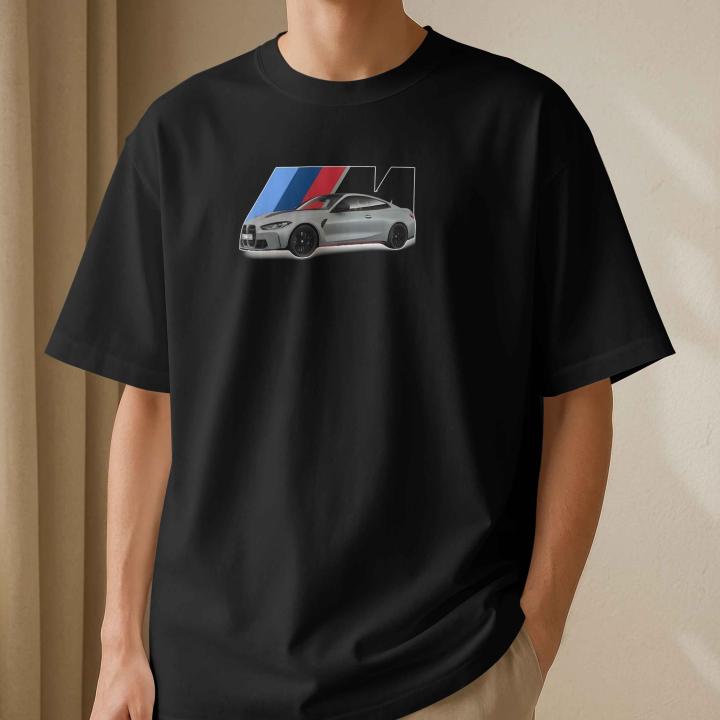 BMW CSL 3.0 Oversized Car Graphic T-Shirt – Automotive Edition