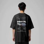 BMW CSL 3.0 Oversized Car Graphic T-Shirt – Automotive Edition