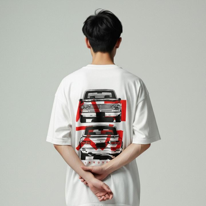 Hakosuka Classic JDM Oversized Graphic T-Shirt