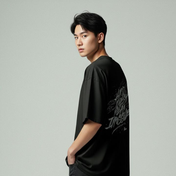 Hard Doesn’t Mean Impossible Oversized Motivational T-Shirt